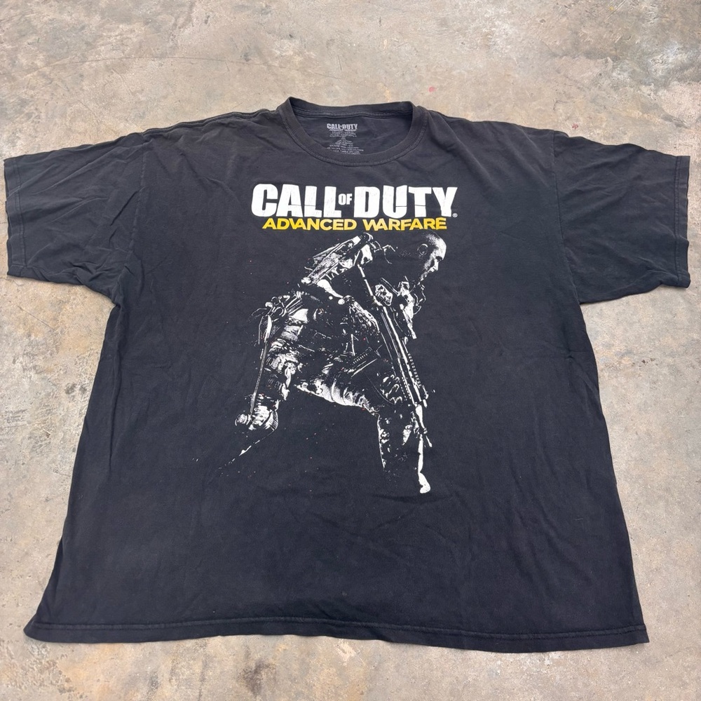 Call of Duty Advanced Warfare Black Short Sleeve Tshirt Y2K Mens XL